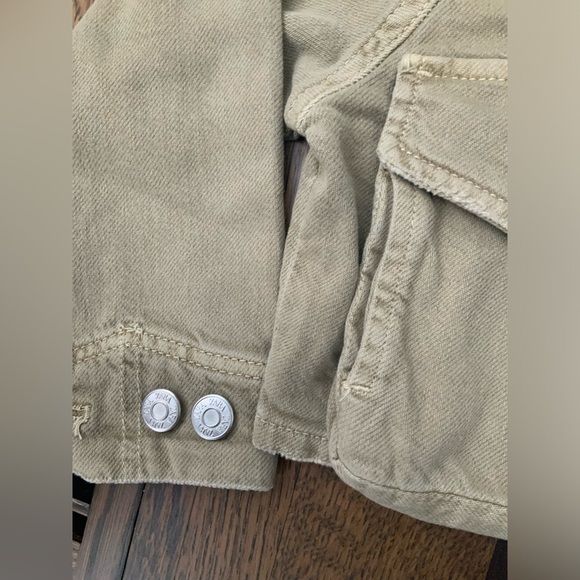 ZARA Cargo Light Green Denim Spring Jacket Youth Boys SZ 6-7 BRAND NEW With Tag - Picture 14 of 14